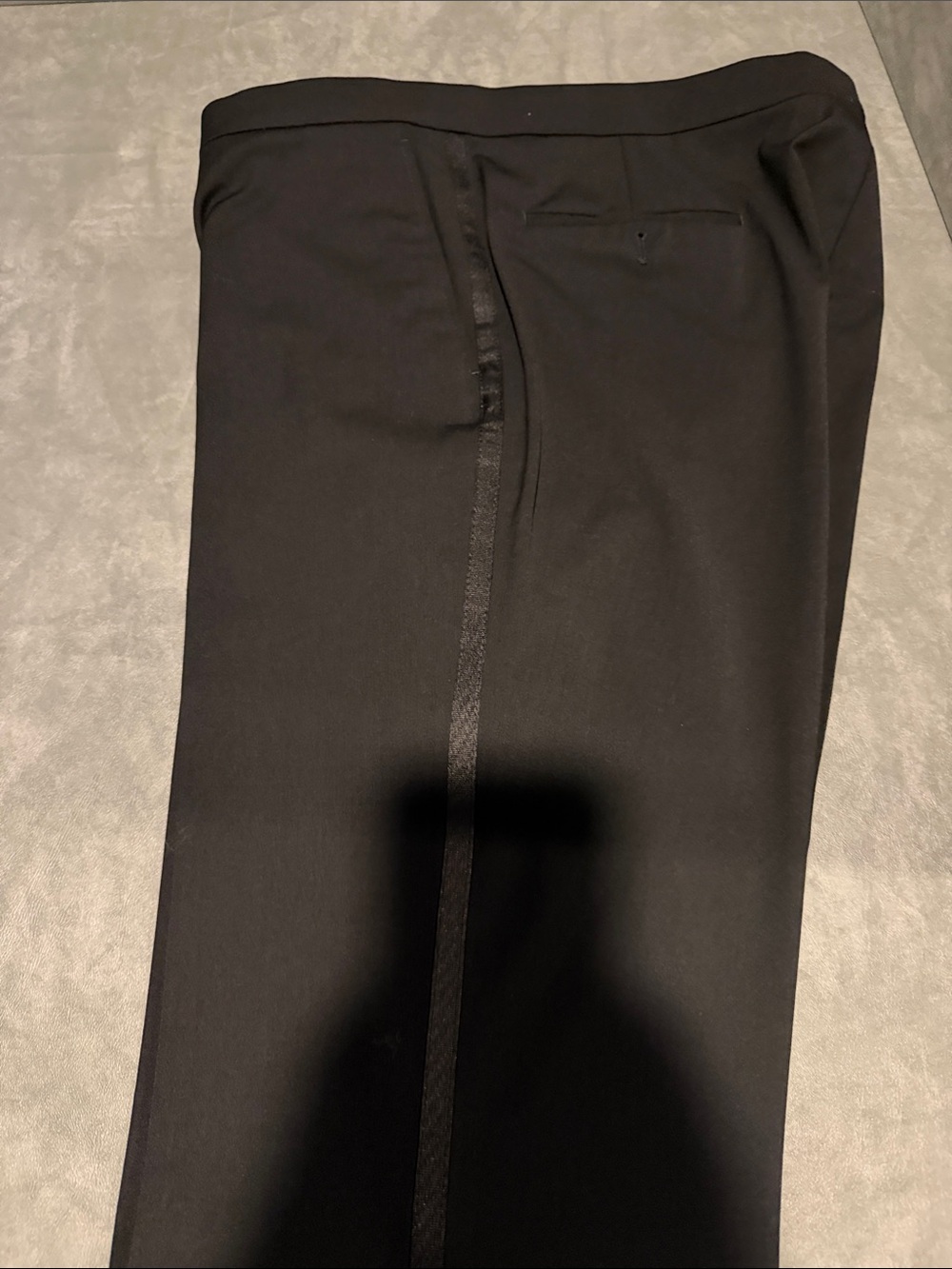 Tommy Hilfiger Black Men's Dress Pants with Satin Side Stripe 38x34 Unworn - Picture 5 of 5